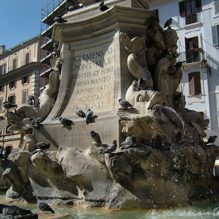 Pigeons in Rome