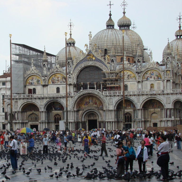 Pigeons at St Marks Venice