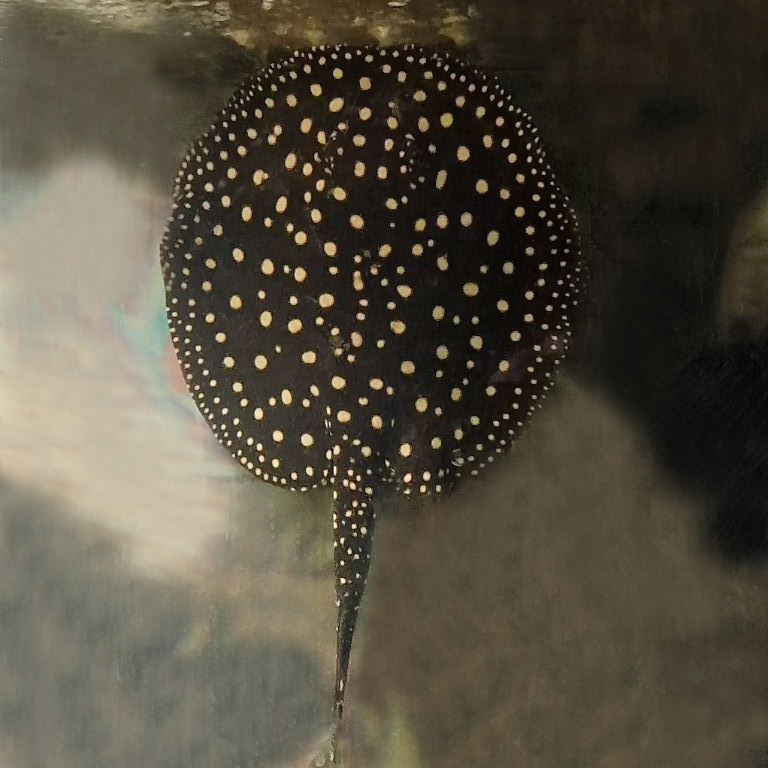 topside White-blotched River Stingray